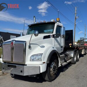 2023 Kenworth Daycab | Gincor Werx Flatbed | Moffett M8